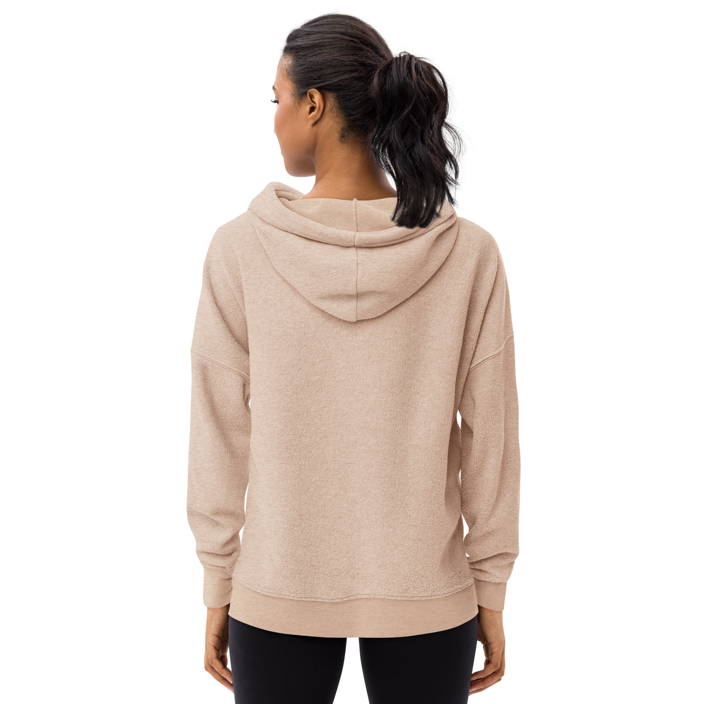 Soleyl Plain - Unisex sueded fleece hoodie