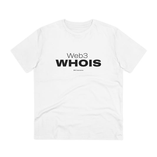 Freename - White Whois T-shirt  - Unisex