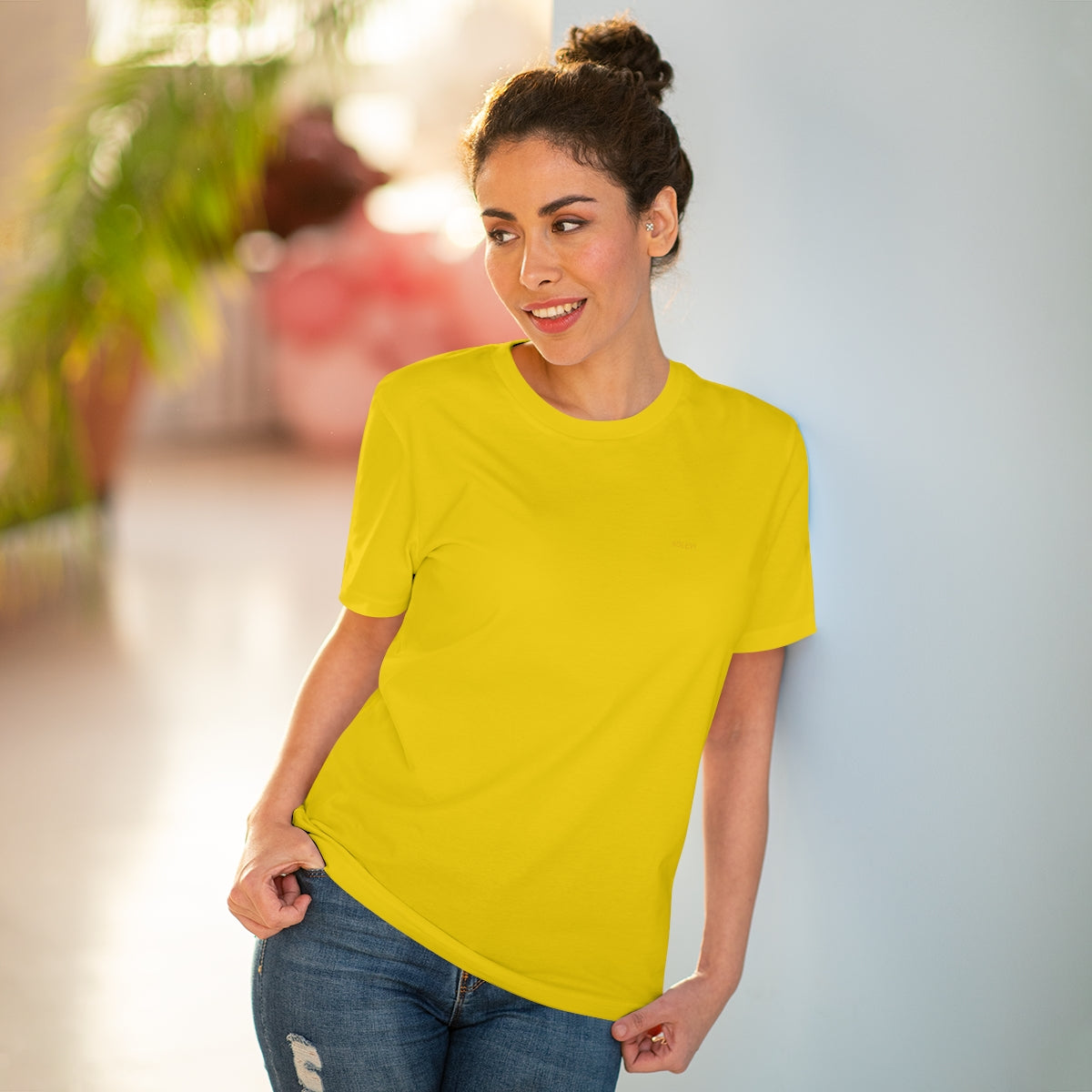Yellow Plain - Organic T-shirt - Unisex