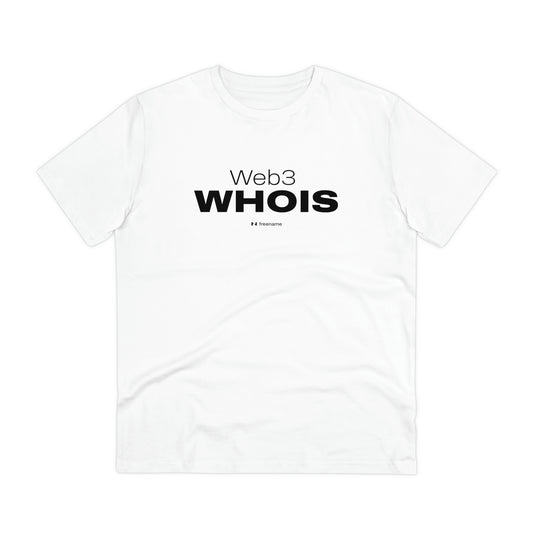 Freename - White Whois T-shirt  - Unisex